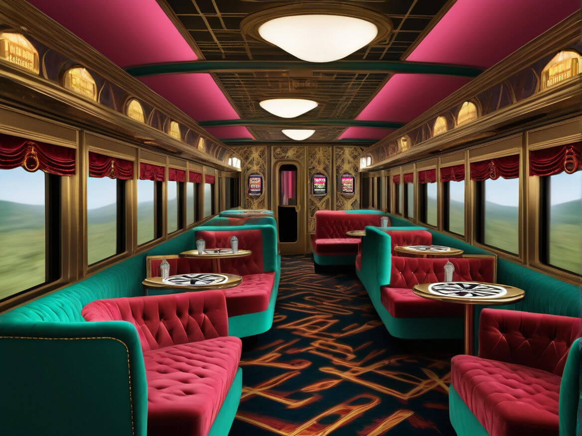 Casino on Train